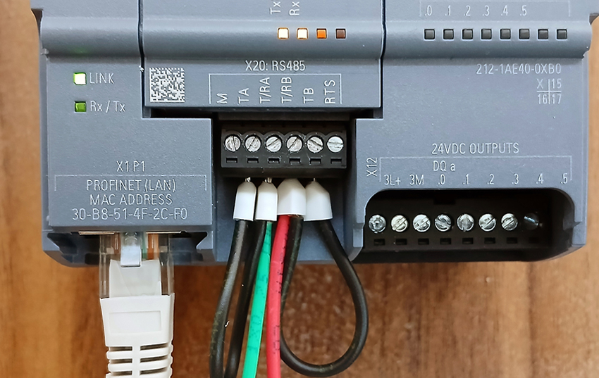 سیم بندی plc زیمنس