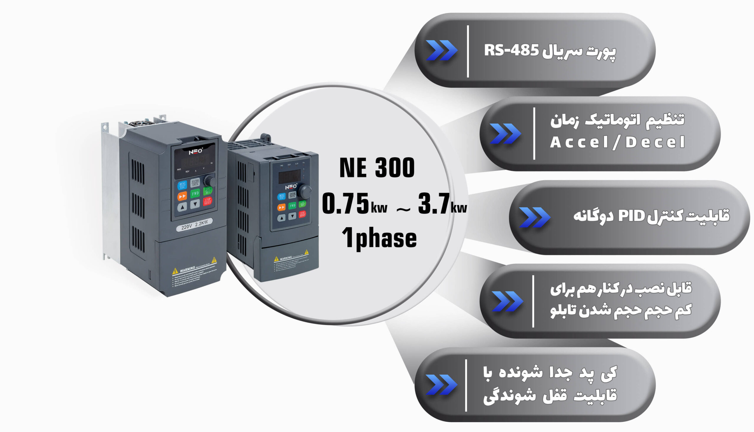 اینورترهای سری ne300 نئو